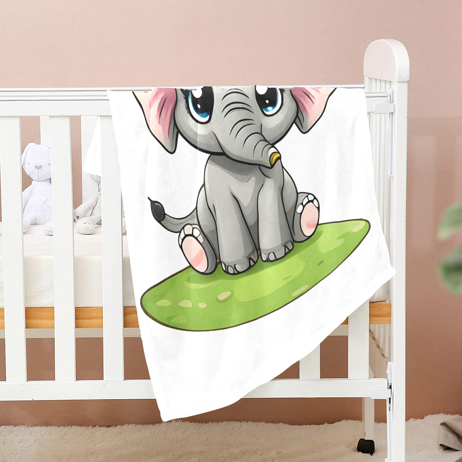 baby elephant Baby Blanket 30"x40"