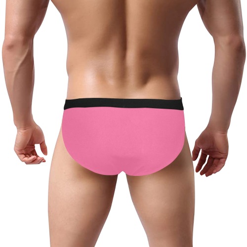 color French pink Men's Mid Rise Briefs (Model L48)