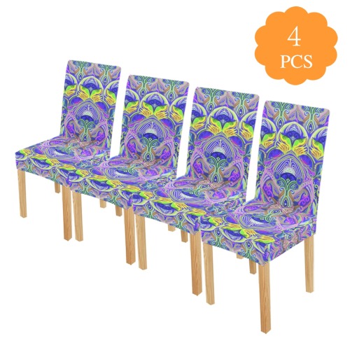chinese variation 7 Chair Cover (Pack of 4)