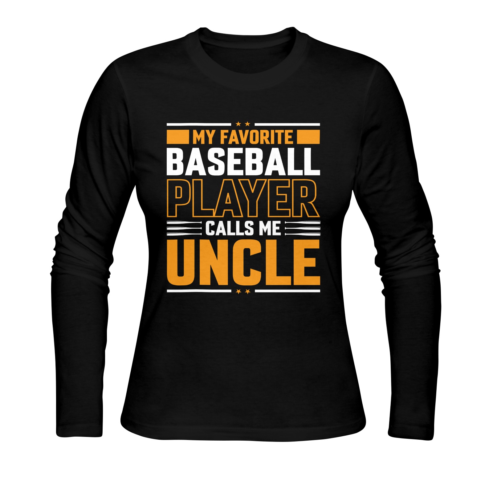 My Favorite Player Calls Me Uncle Sunny Women's T-shirt (long-sleeve) (Model T07)