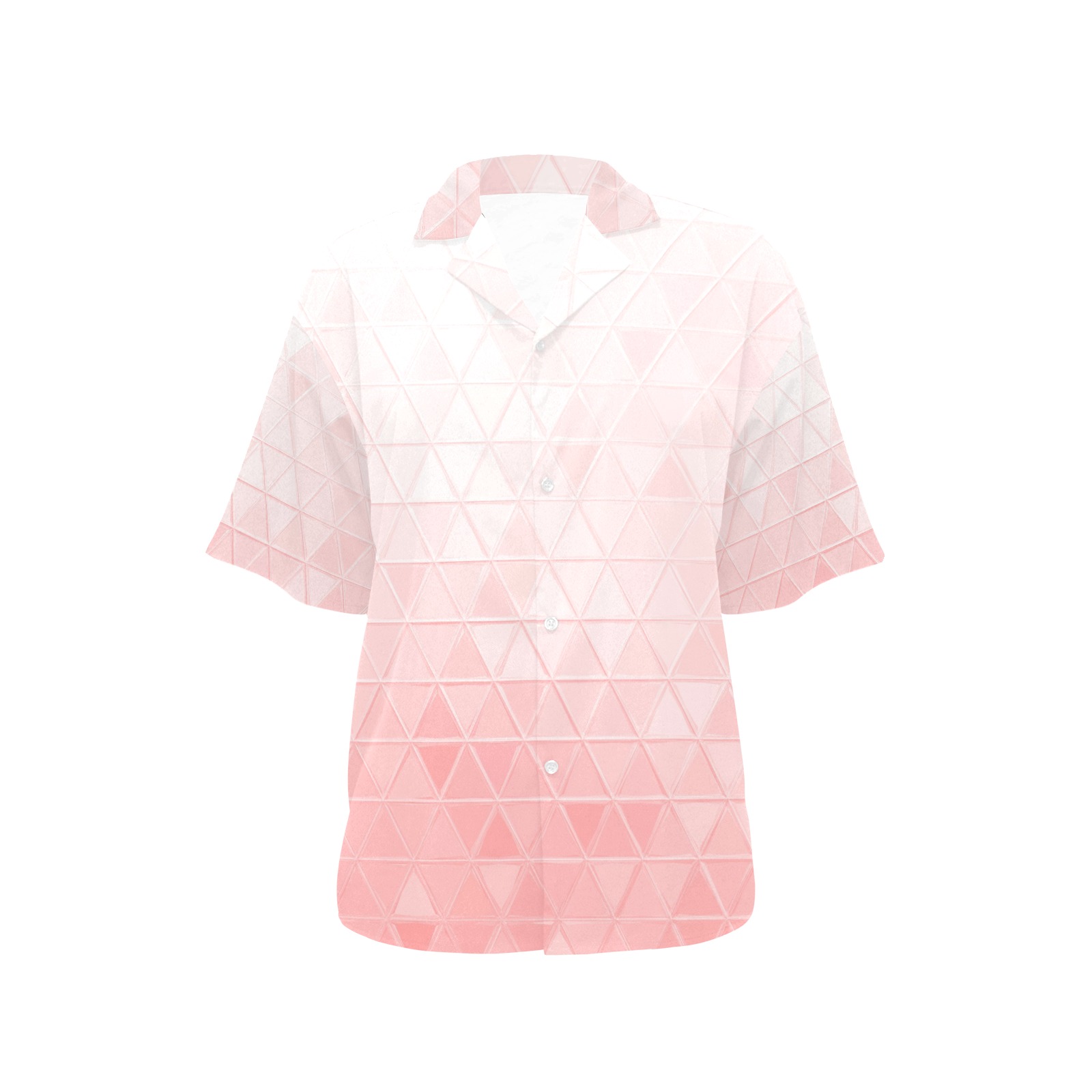 mosaic triangle 30 All Over Print Hawaiian Shirt for Women (Model T58)