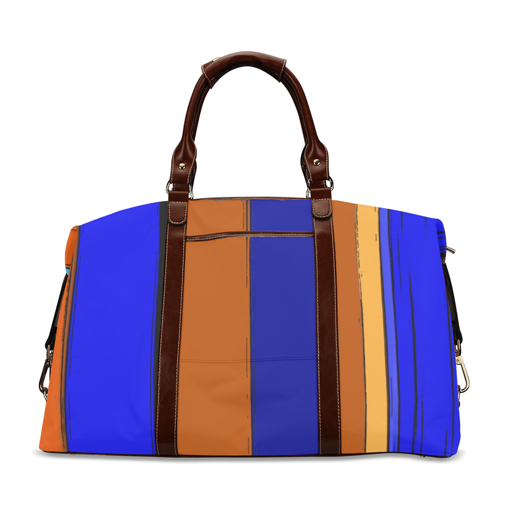 Abstract Blue And Orange 930 Classic Travel Bag (Model 1643) Remake