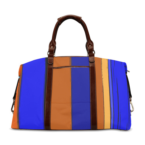 Abstract Blue And Orange 930 Classic Travel Bag (Model 1643) Remake