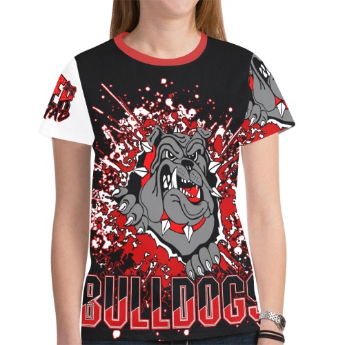 RedCheerSquad New All Over Print T-shirt for Women (Model T45)