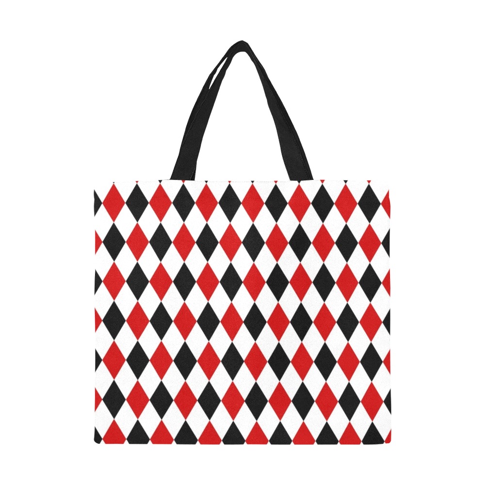 DIAMOND PATTERN All Over Print Canvas Tote Bag/Large (Model 1699)