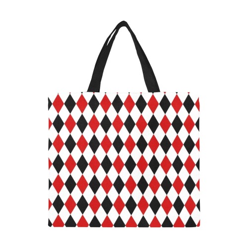 DIAMOND PATTERN All Over Print Canvas Tote Bag/Large (Model 1699)