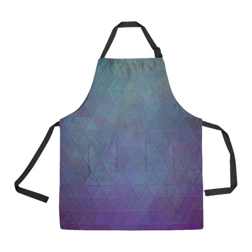 mosaic triangle 14 All Over Print Apron