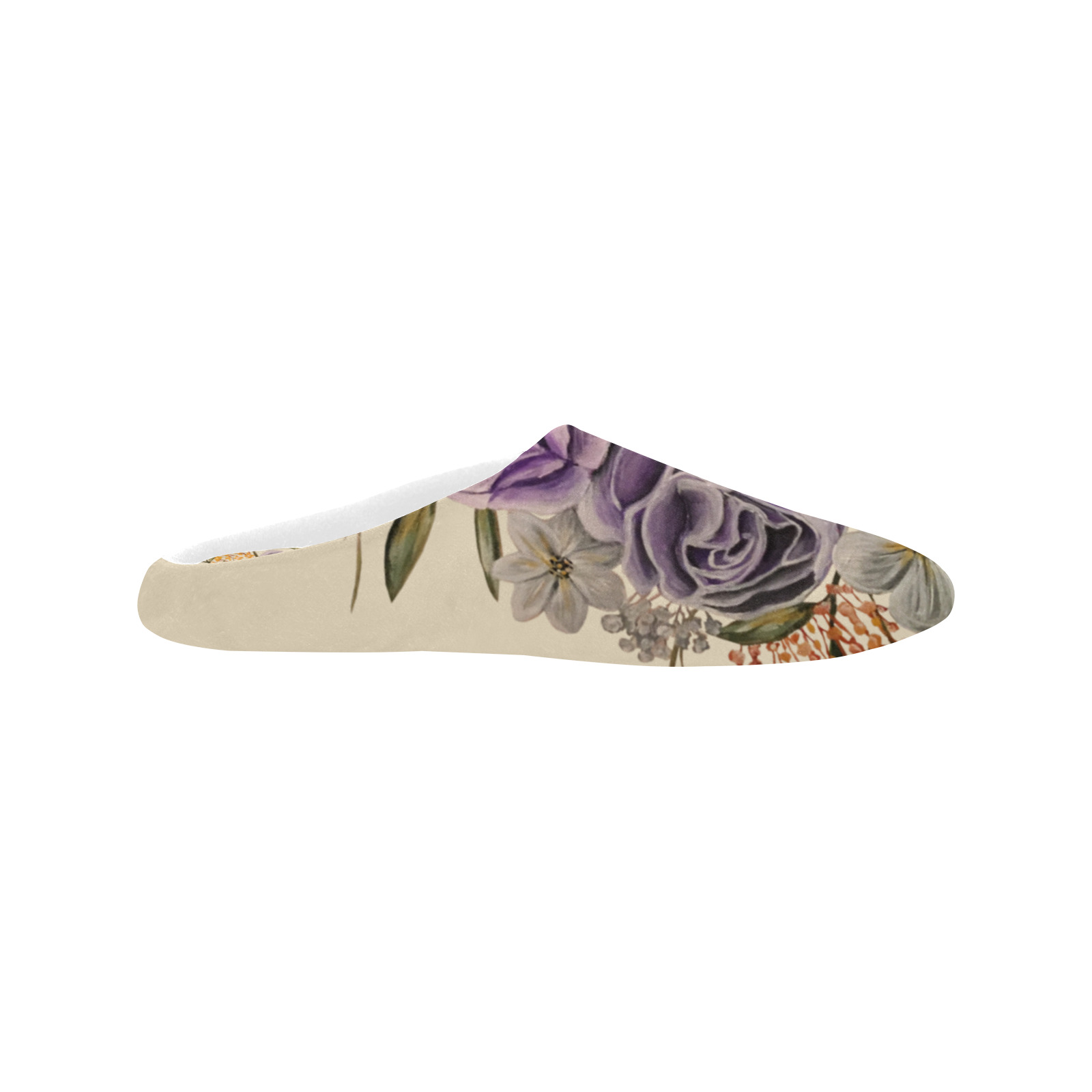 Purple Beauty Women's Non-Slip Cotton Slippers (Model 0602)