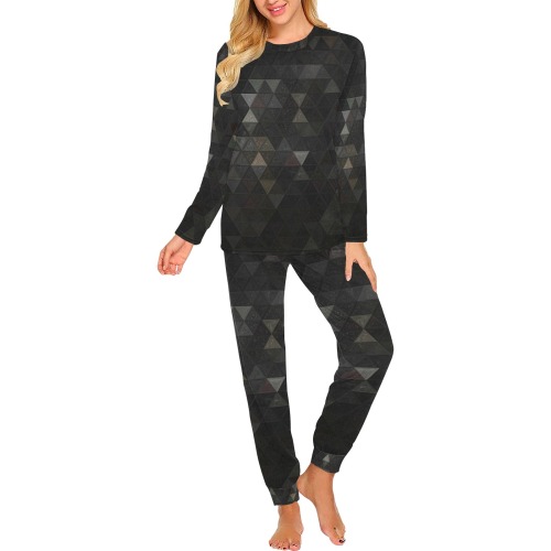 mosaic triangle 26 Women's All Over Print Pajama Set
