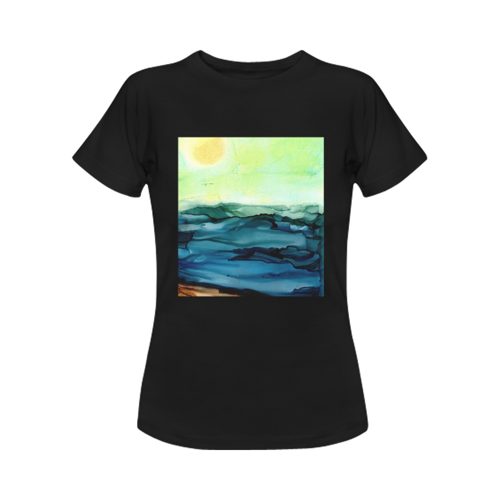 Beach Day 2016 Women's T-Shirt in USA Size (Front Printing Only)