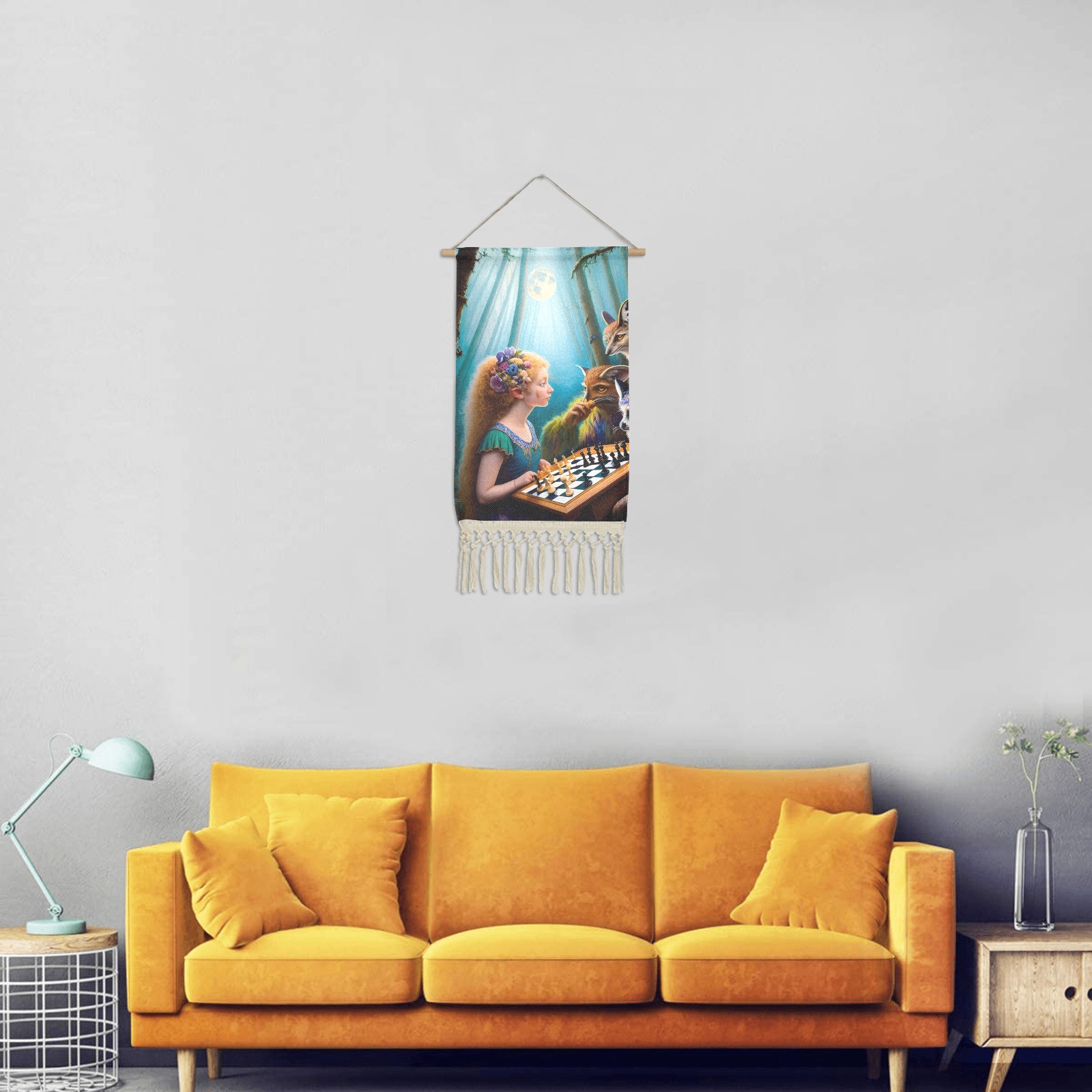 The Call of the Game 6_vectorized Linen Hanging Poster