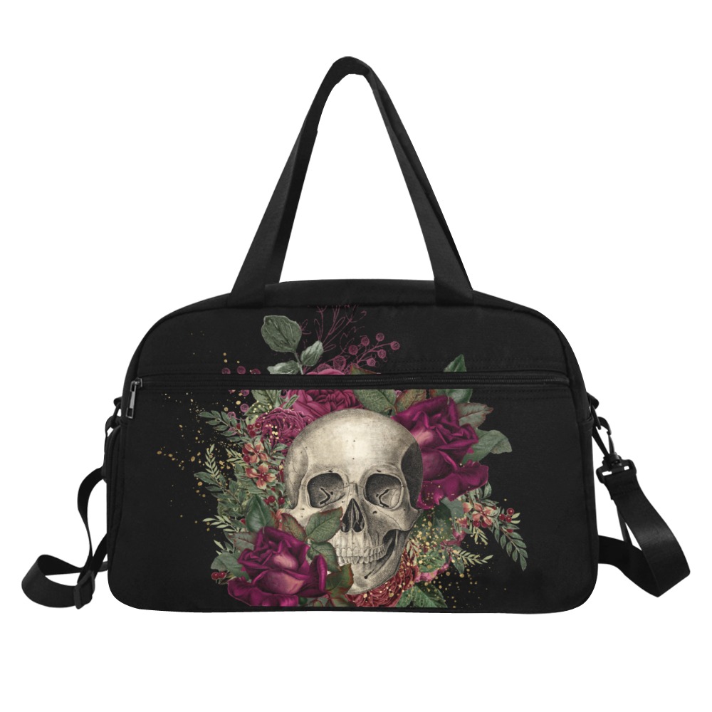 Skulls & Roses | Fitness Handbag (Model 1671)