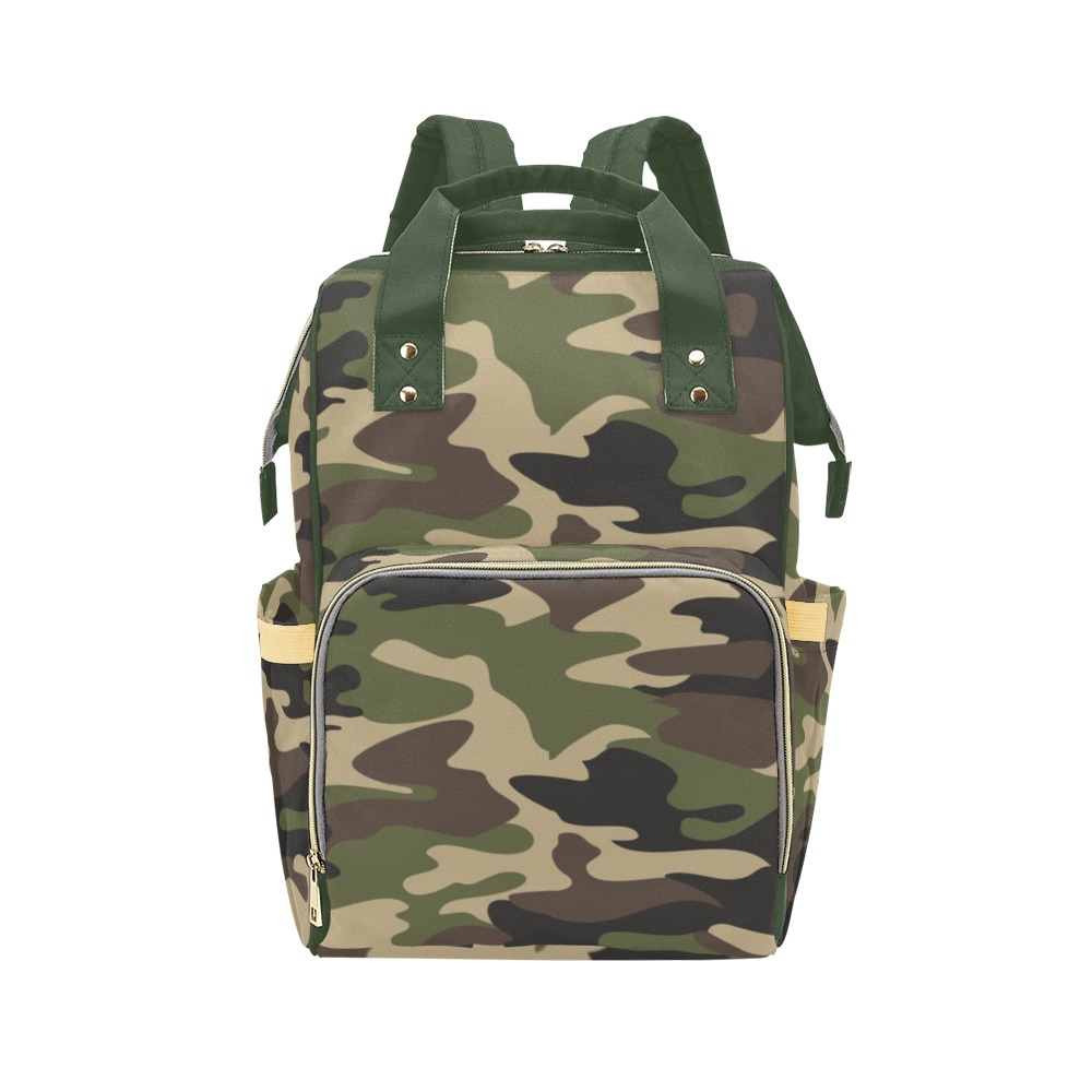 Camouflage Multifunctional Diaper Backpack Multi-Function Diaper Backpack/Diaper Bag (Model 1688)