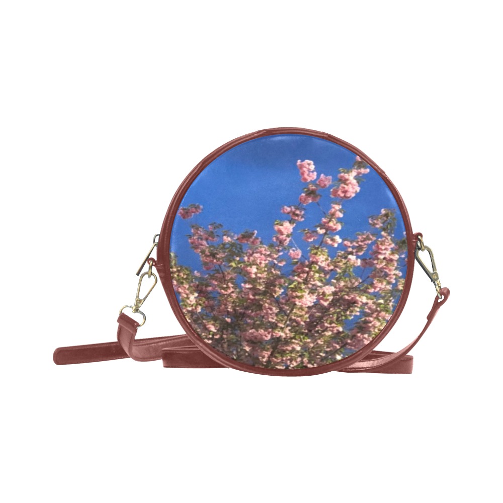 Cherry Tree Collection Round Sling Bag (Model 1647)