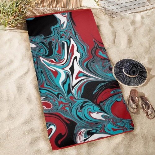 Dark Wave of Colors Beach Towel 31"x71"(NEW)