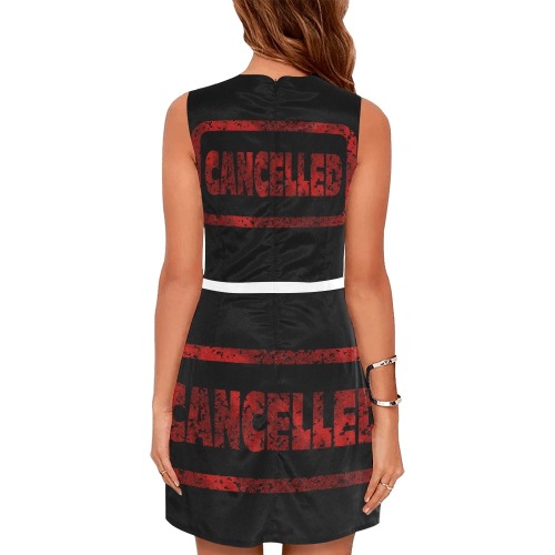 Cancelled Eos Women's Sleeveless Dress (Model D01)