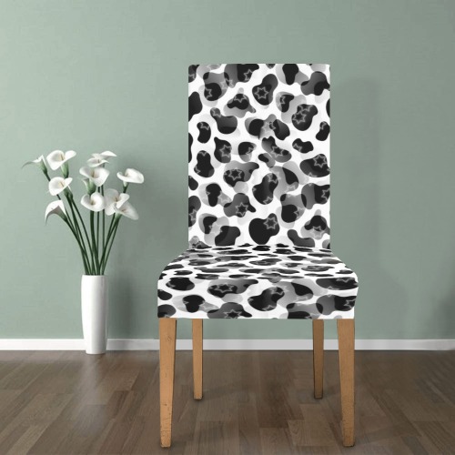 Cowhide by Artdream Chair Cover (Pack of 4)