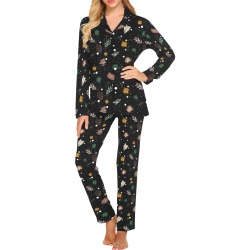 Lucky nature in space I Women's Long Pajama Set