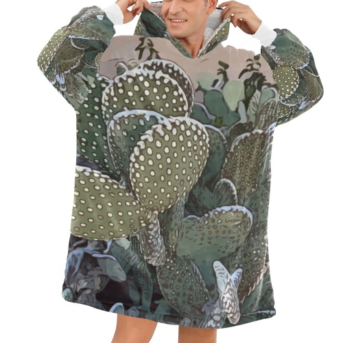 Cactusbedsmall Blanket Hoodie for Men