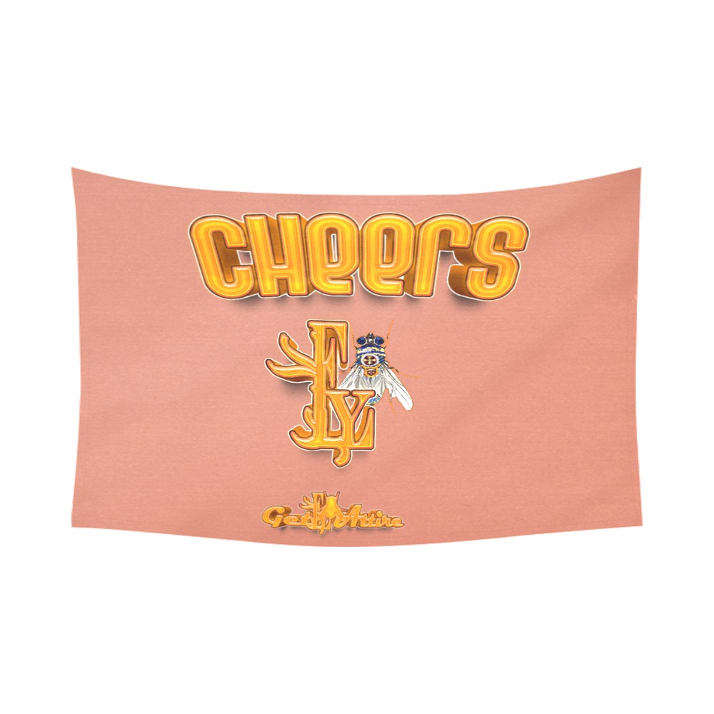 CHEERS Collectable Fly Cotton Linen Wall Tapestry 90"x 60"