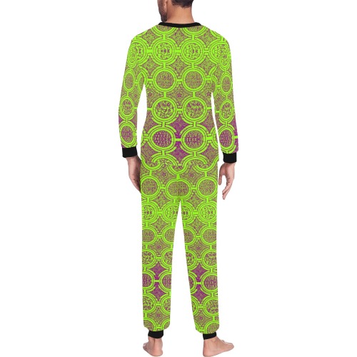 AFRICAN PRINT PATTERN 2 Men's All Over Print Pajama Set