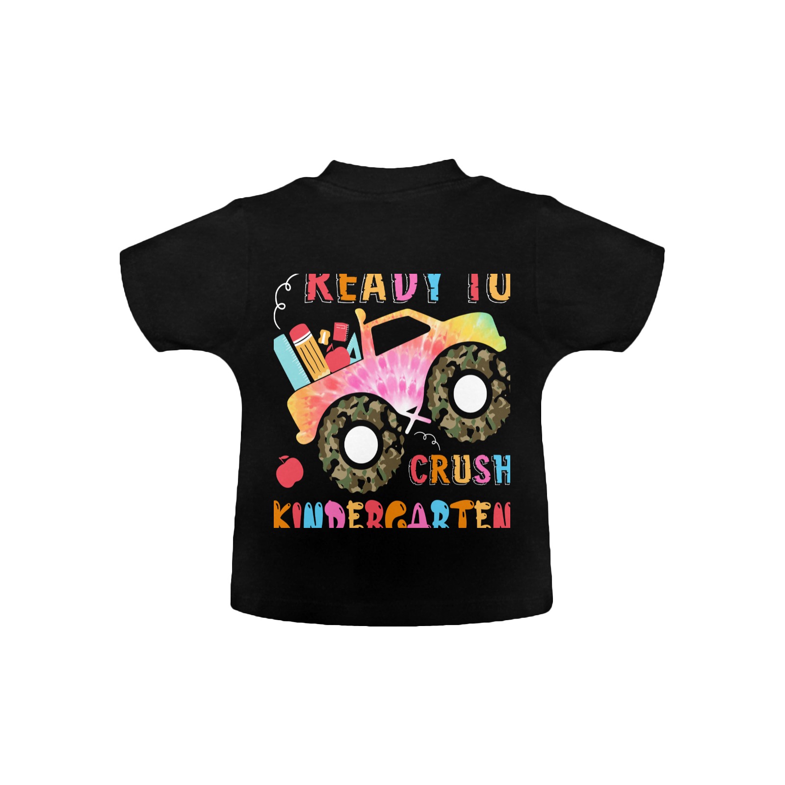 Ready to Crush Kindergarten First Day of School Baby Classic T-Shirt (Model T30)