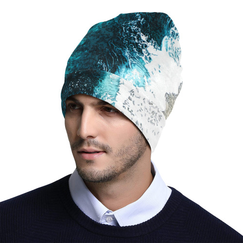 Ocean And Beach All Over Print Beanie for Adults