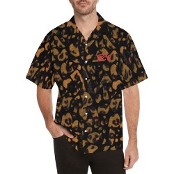 LEOPARD PEAKY Hawaiian Shirt (Model T58)