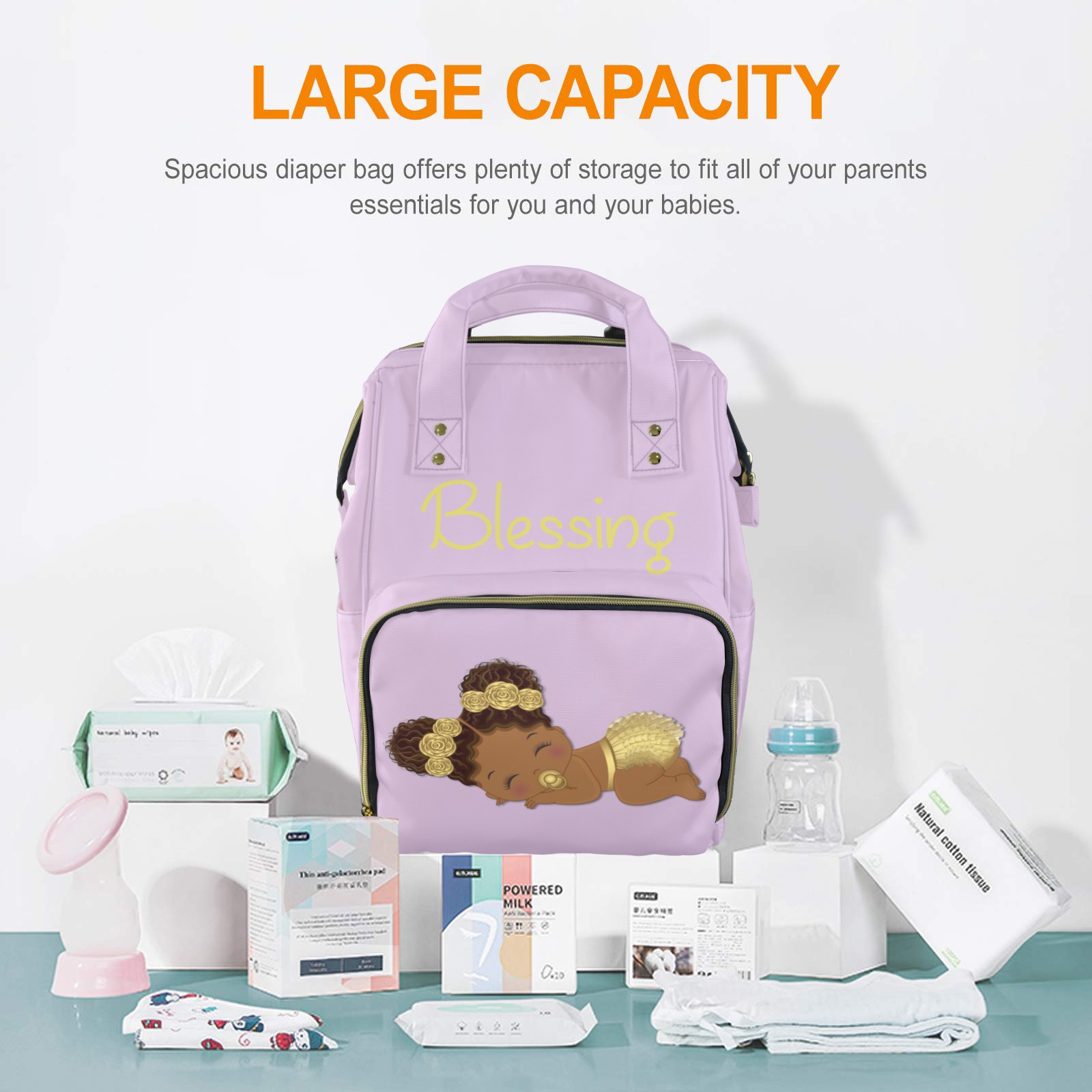 blessing Multi-Function Diaper Bag-New (Model 1688)