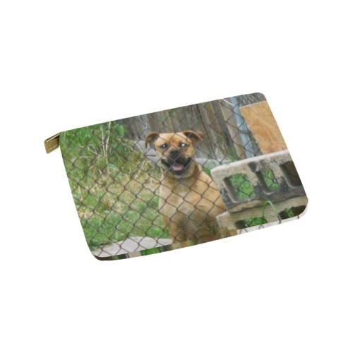 A Smiling Dog Carry-All Pouch 9.5''x6''