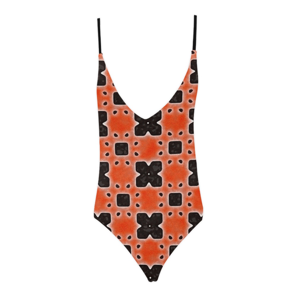 Arabesque Sexy Lacing Backless One-Piece Swimsuit (Model S10)