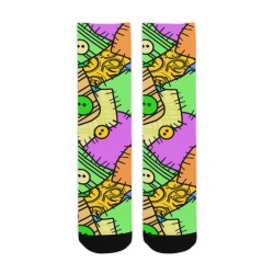 Sally Buttons and Patches Halloween Trouser Socks (For Men)