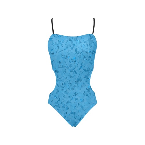 Untitled-11 Spaghetti Strap Cut Out Sides Swimsuit (Model S28)