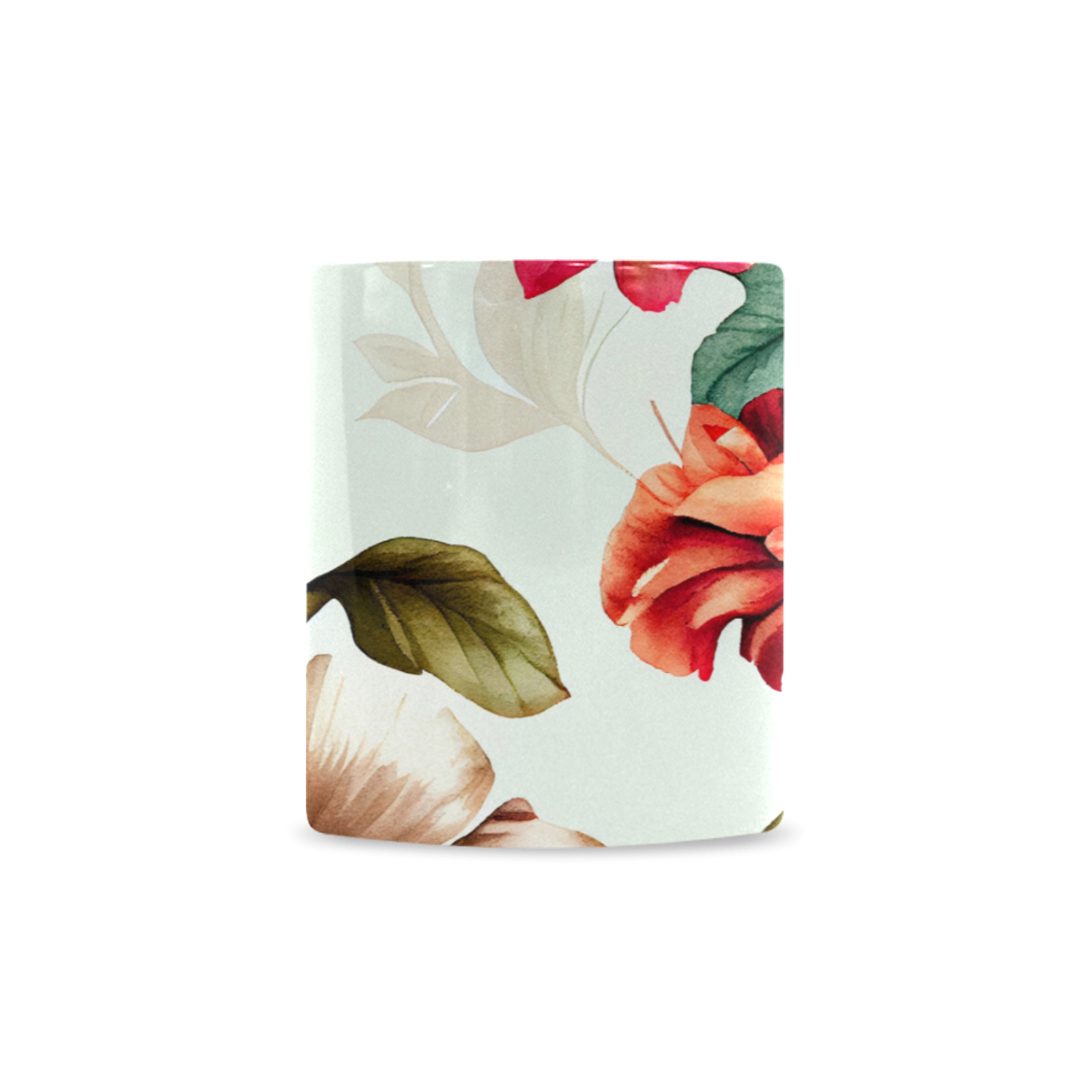 flowers botanic art (4) mug Custom White Mug (11oz)
