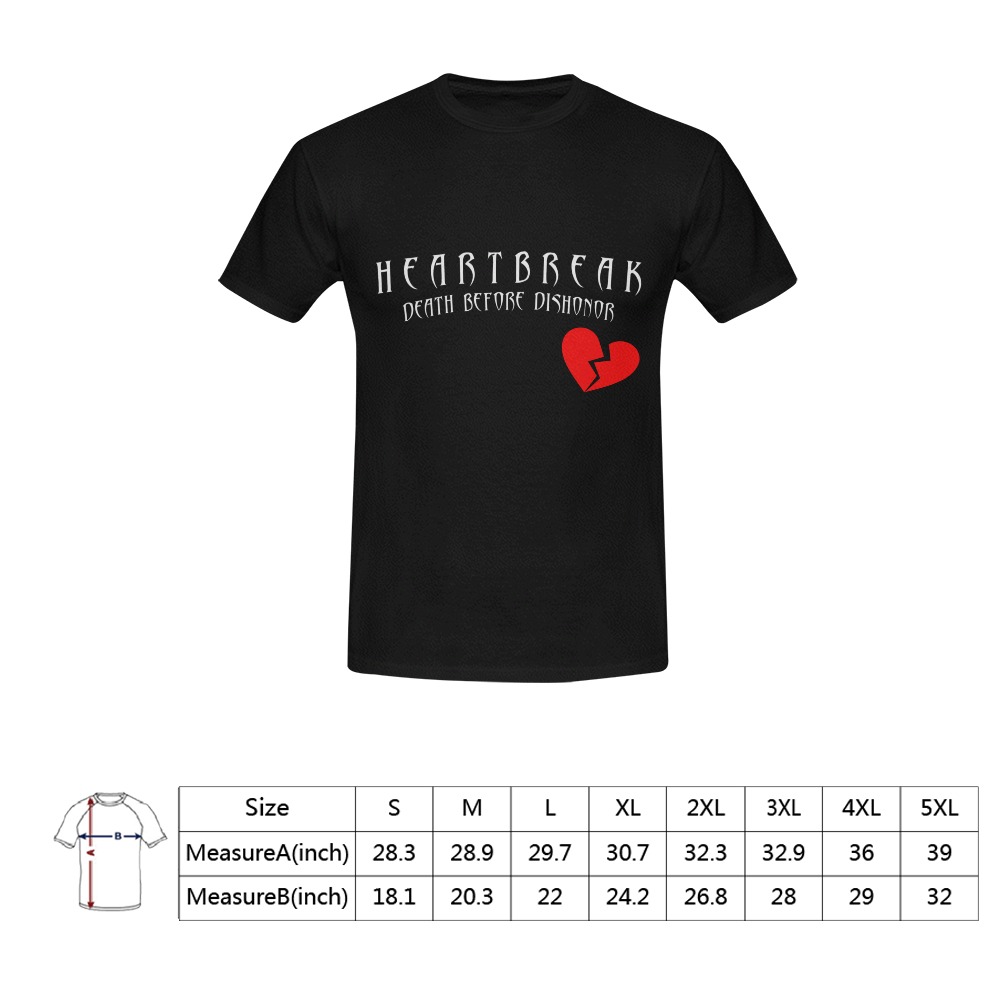 HEARTBREAK Men's T-Shirt in USA Size (Front Printing Only)