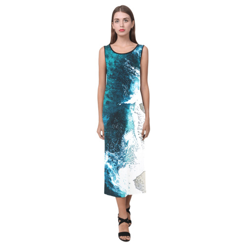 Ocean And Beach Phaedra Sleeveless Open Fork Long Dress (Model D08)