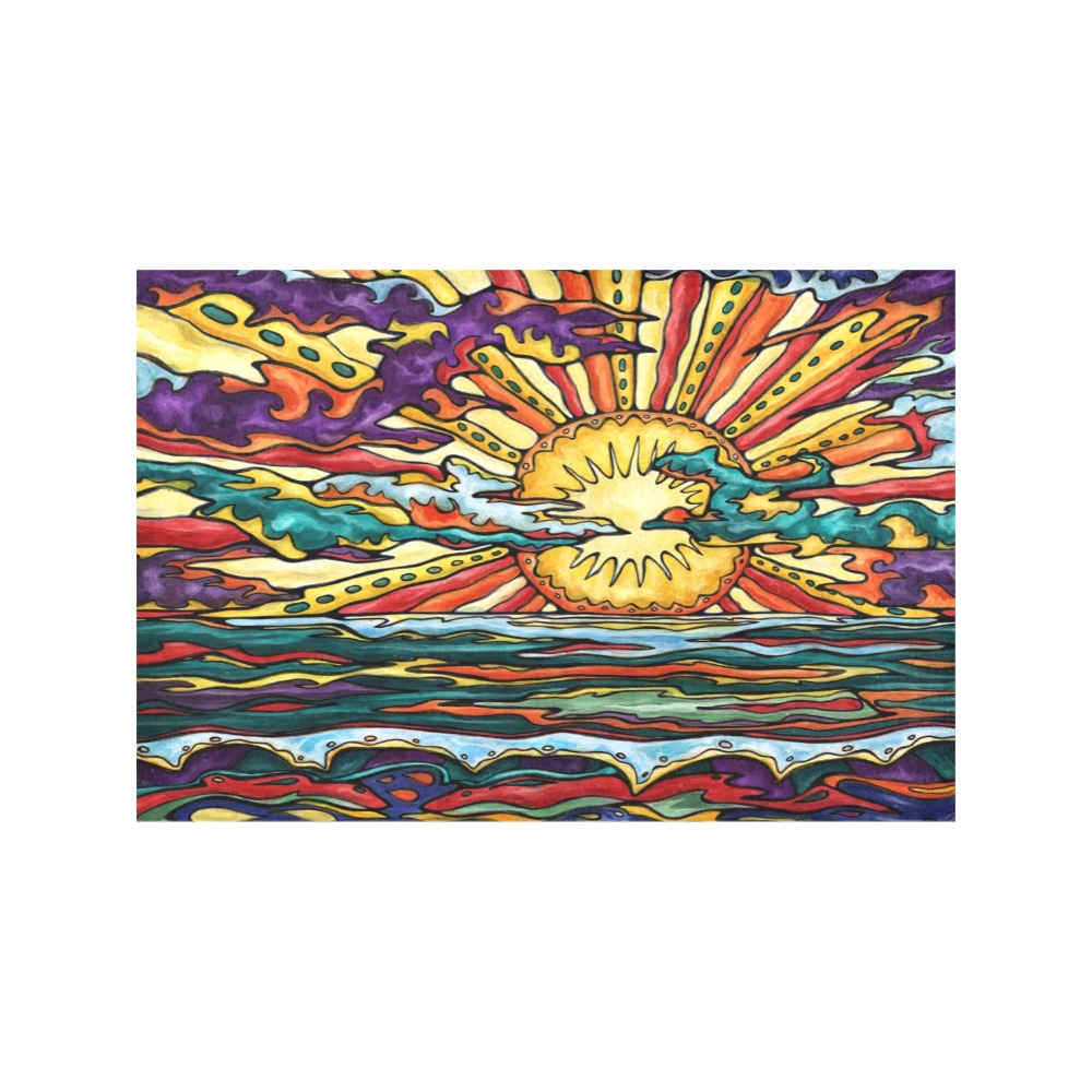 Sunset seascape Placemat 12’’ x 18’’ (Set of 6)