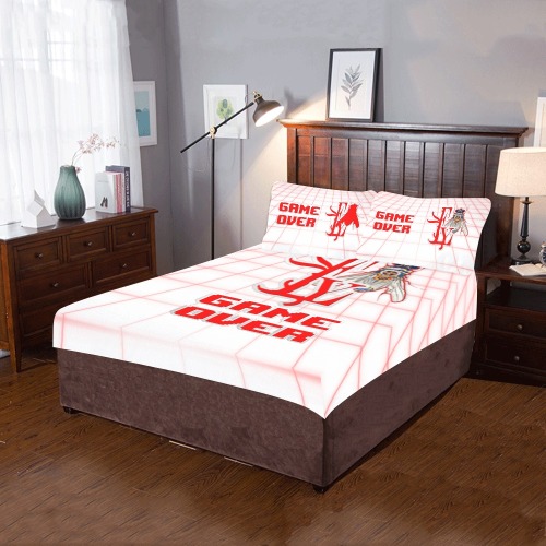 Game Over Collectable Fly 3-Piece Bedding Set