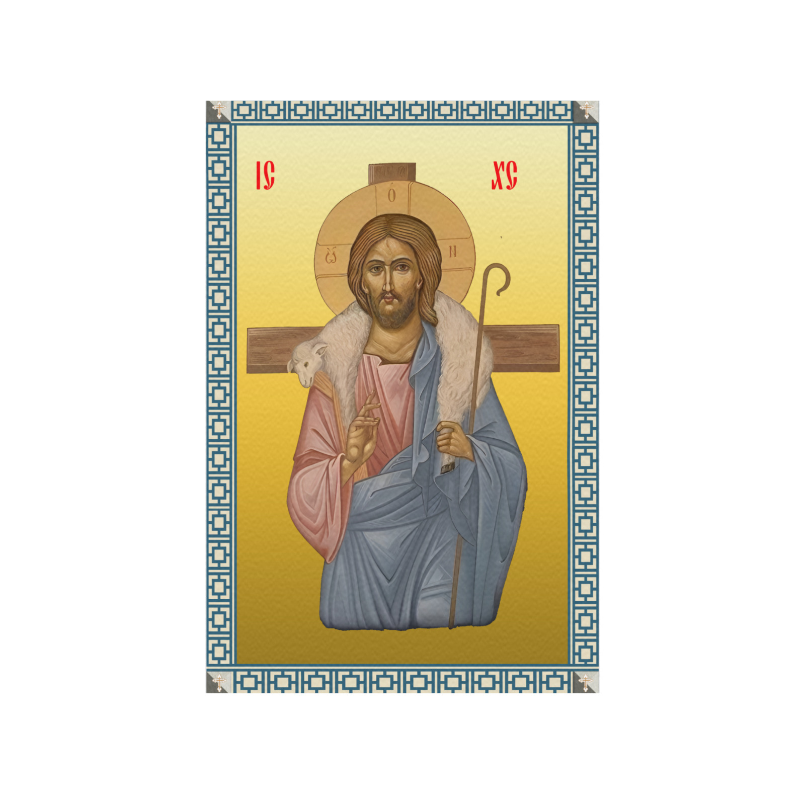 Jesus Hrist Frame Canvas Print 32"x48"