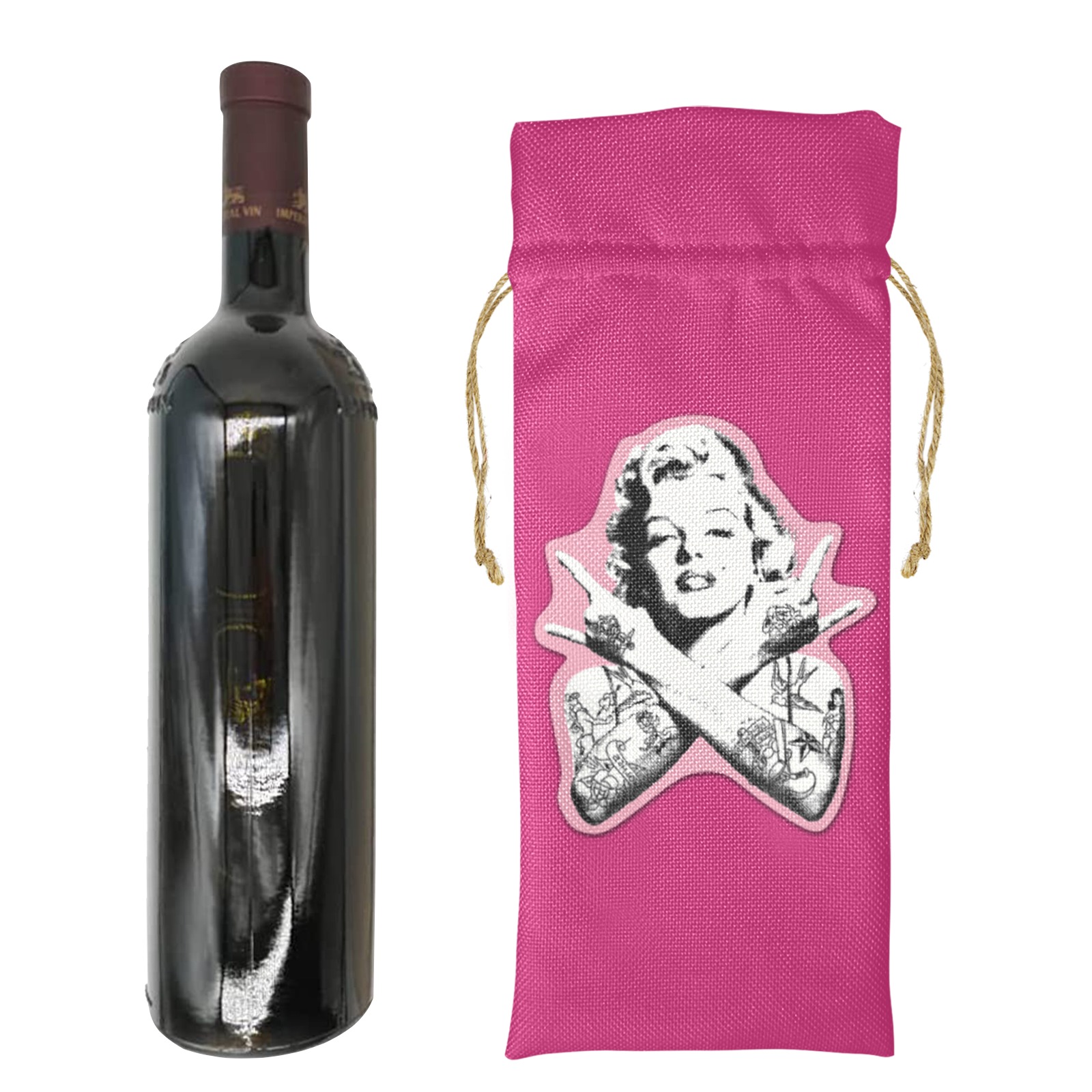 pngegg (6) Linen Wine Bottle Bag