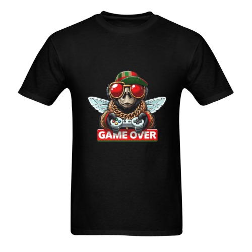 Game Over collectable Fly Men's T-shirt in USA Size (Front Printing Only) (Model T02)