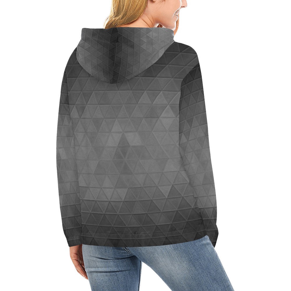 mosaic triangle 15 All Over Print Hoodie for Women (USA Size) (Model H13)