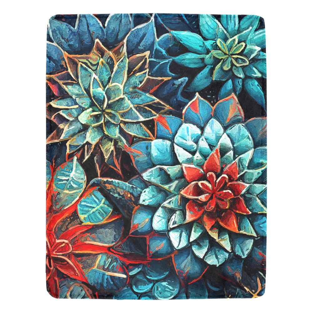 flowers botanic art (8) blanket Ultra-Soft Micro Fleece Blanket 54"x70"