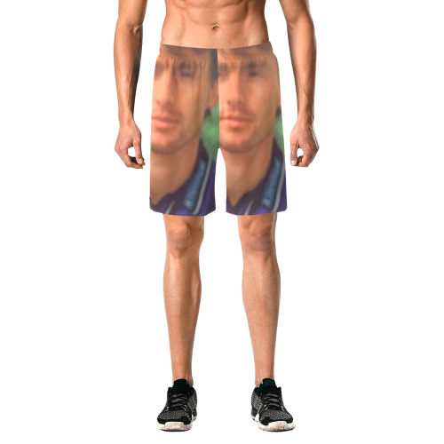 lubo. Men's All Over Print Elastic Beach Shorts (Model L20)