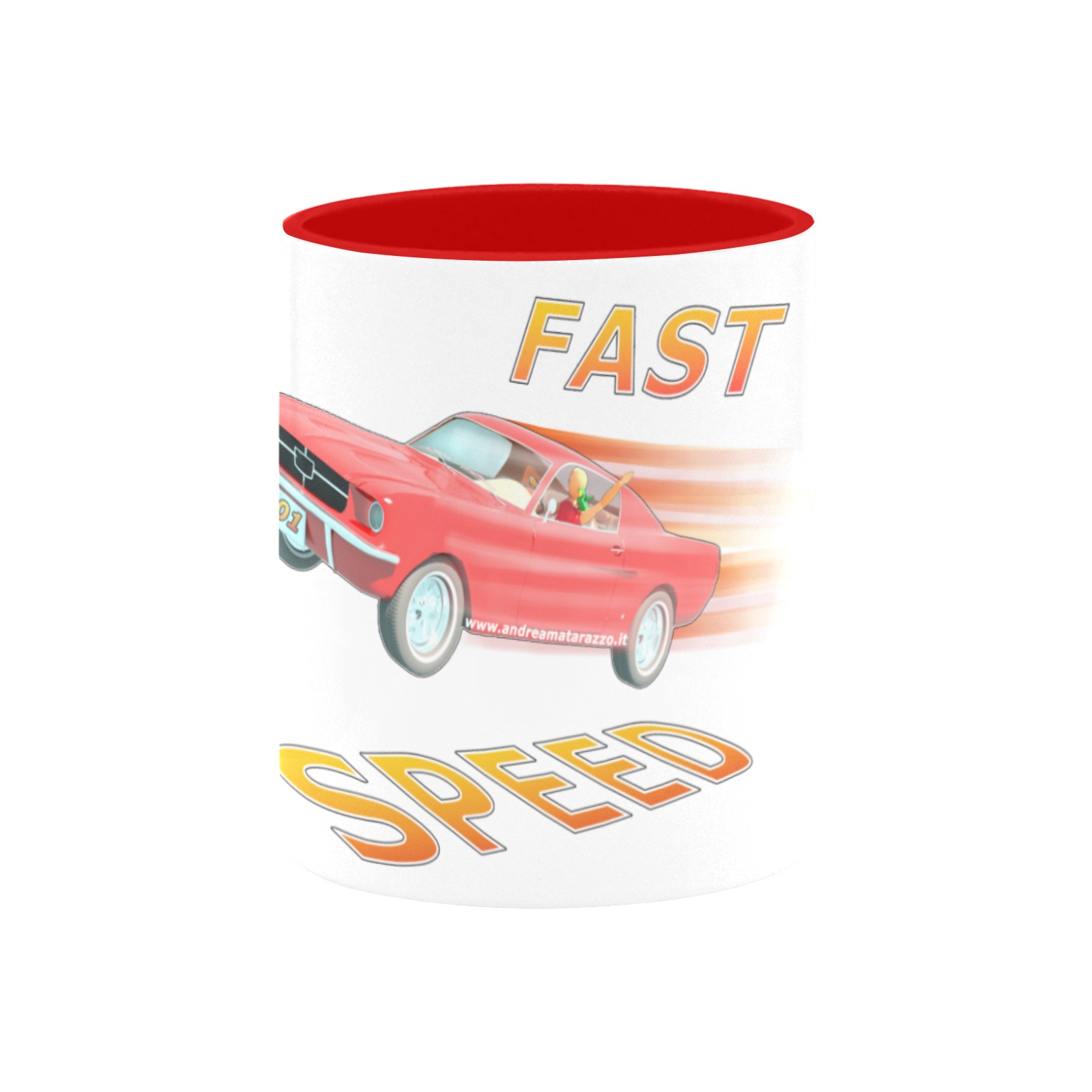 Fast and Speed 01 Custom Inner Color Mug (11oz)