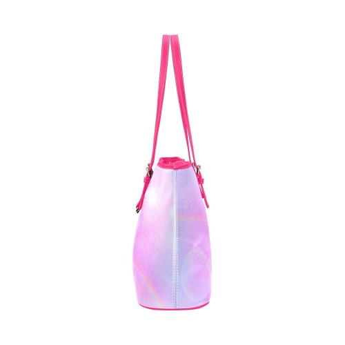 Rainbow Dreams Leather Tote Bag/Small (Model 1651)