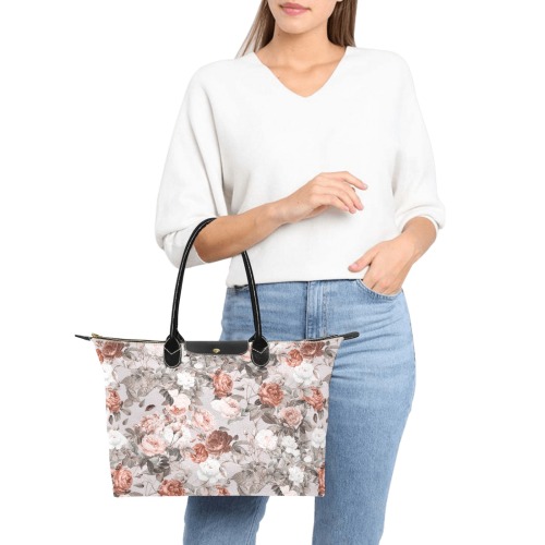 Blossom Single-Shoulder Lady Handbag (Model 1714)