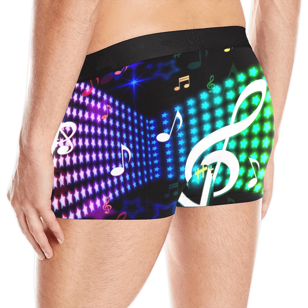 Music Note Treble Clef under wear Men's All Over Print Boxer Briefs - New (Model L10)