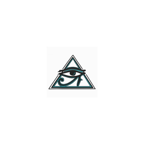 Eye of Horus Wadjet Eye in the Triangle Personalized Temporary Tattoo (15 Pieces)