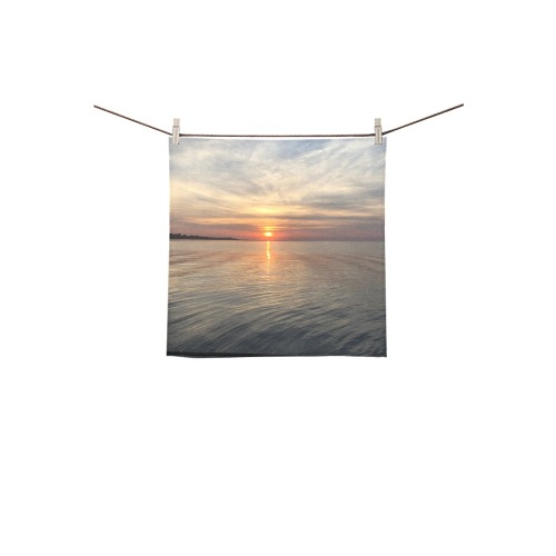 Early Sunset Collection Square Towel 13“x13”